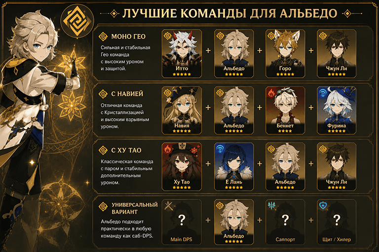Albedo team build